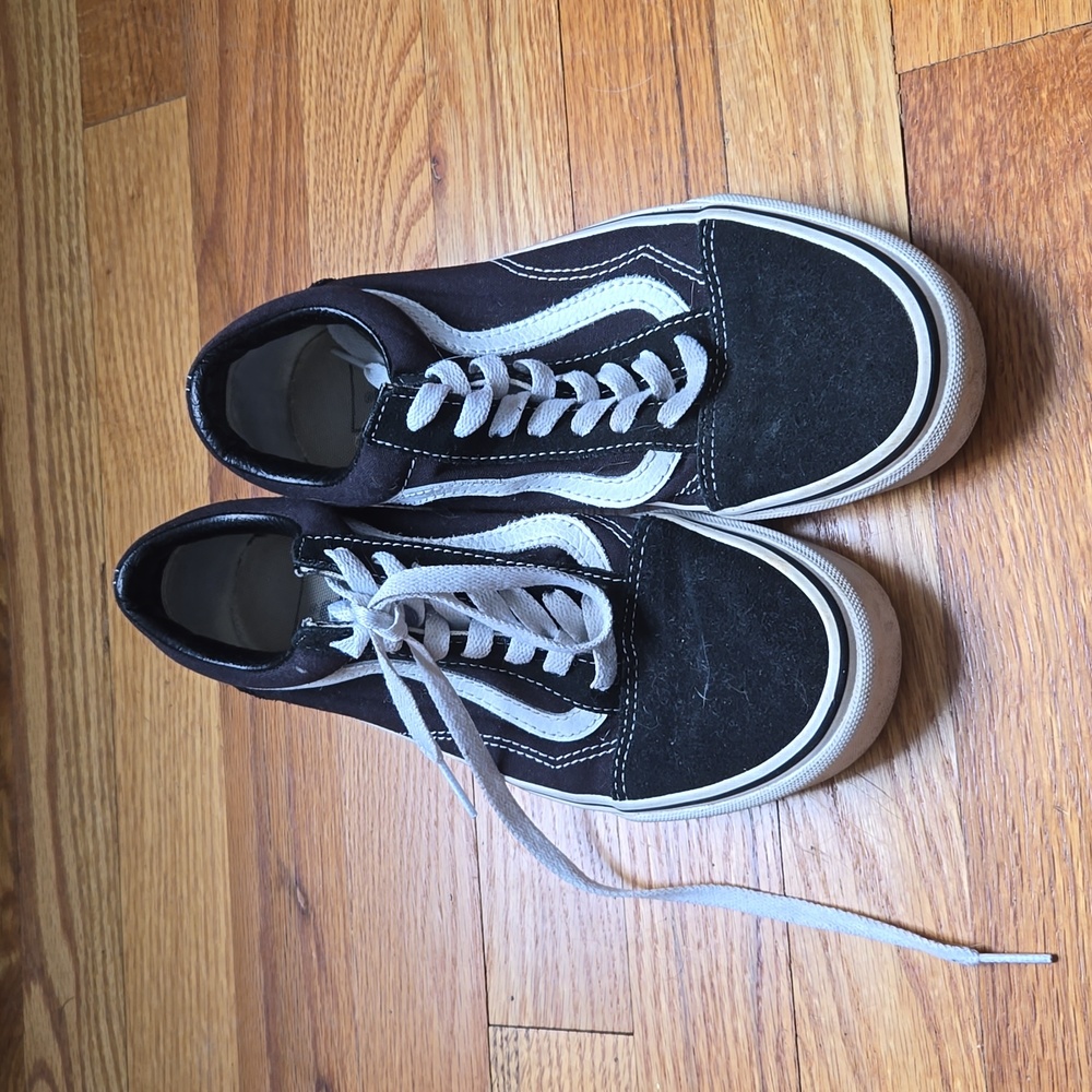 Black Vans size 7.5 womens